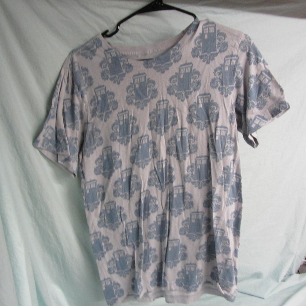 3 for $24 - threadless small guys tardis dr who TARDamask 2011 t-shirt (CL85)